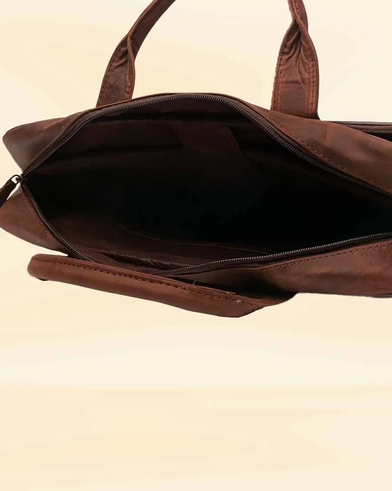 Everyday Companion  Vintage Leather Laptop Bag